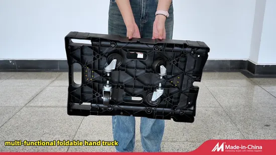 Full Folding Hand Truck, 300 Lbs Luggage Cart with Adjustable Handle