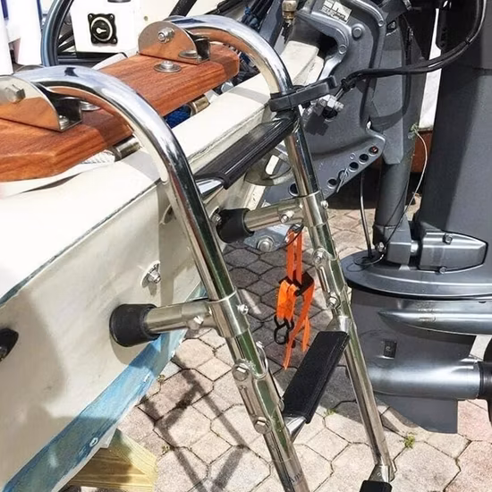 3 Step Domestic Home Use Ladders with Stainless Steel