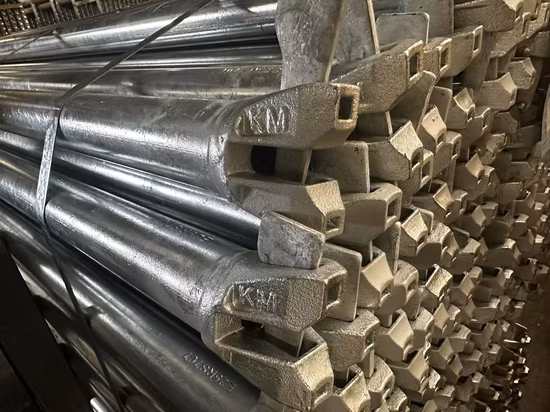 All Round Galvanized Steel Ringlock Scaffolding System Accessories Aluminum Ladder