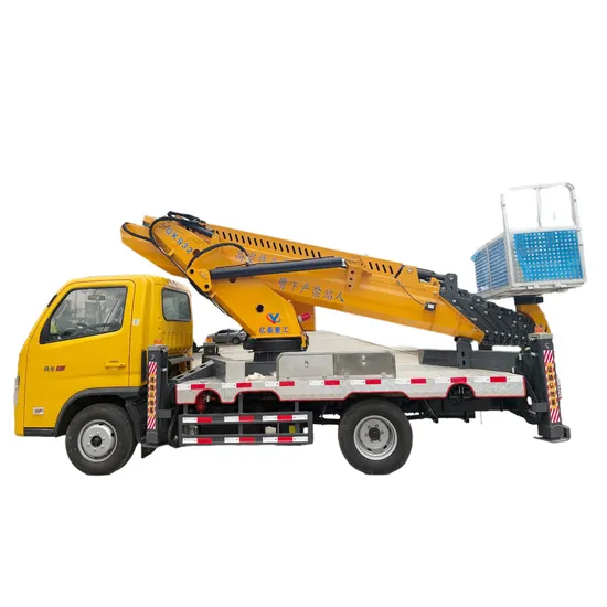 Factory Top Quality Customized 32m Aerial Work Platform Truck Telescopic Boom Bucket Vehicle High Altitude Operation Truck Wslgks32 