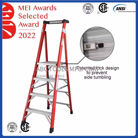 Wholesale 2X12 24 10 Steps Combination Double Extension/Telescopic Ladder with Fiberglass Ladder Price