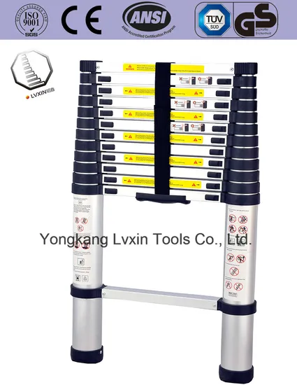 12 Steps Professional Aluminum Telescopic Ladder 