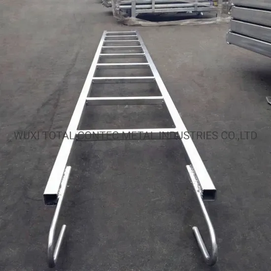Square Tube Round Tube Scaffolding Steel Monkey Ladder for Construction 
