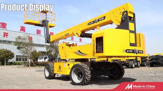 21m Self Walking Mobile Electric Diesel Battery Articulated Straight Boom Lift Table Aerial Work Platform 