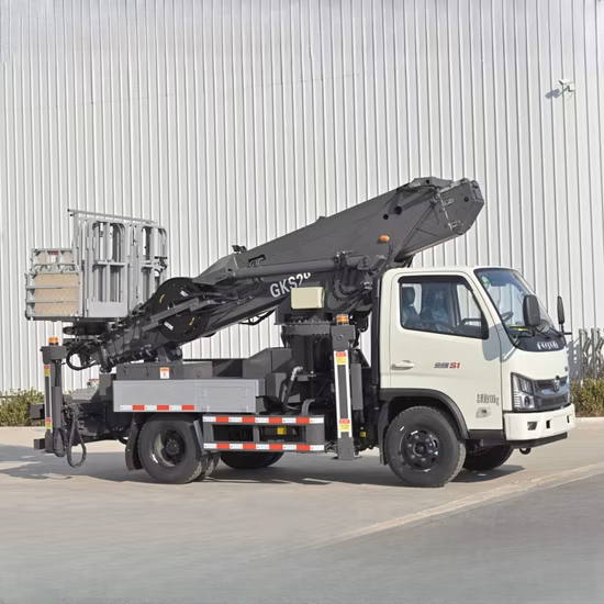 China Aerial Platform Work Vehicle Factory Jiuhe 45m Truck Mounted Aerial Work Platform