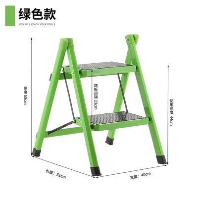China Factory Household Step Ladder, Household Foldable Step Steel Ladder 